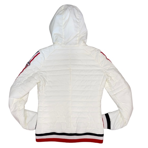 Rossignol Woman’s White Cyrus Channel Quilted Jacket Size 42 (Large/10 US) - Picture 10 of 11